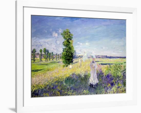 The Walk, circa 1872-75-Claude Monet-Framed Giclee Print