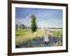 The Walk, circa 1872-75-Claude Monet-Framed Giclee Print