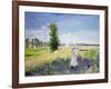 The Walk, circa 1872-75-Claude Monet-Framed Giclee Print