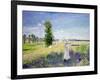 The Walk, circa 1872-75-Claude Monet-Framed Giclee Print