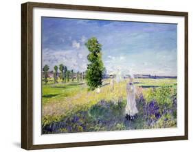 The Walk, circa 1872-75-Claude Monet-Framed Giclee Print