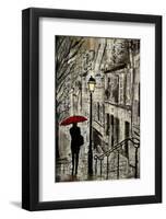 The Walk Home-Loui Jover-Framed Art Print