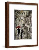 The Walk Home-Loui Jover-Framed Art Print