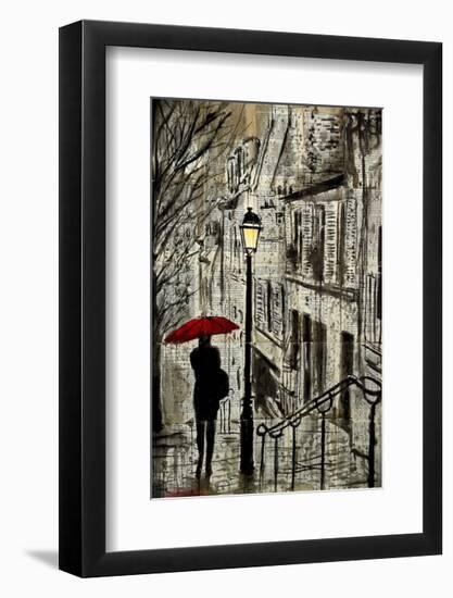 The Walk Home-Loui Jover-Framed Giclee Print