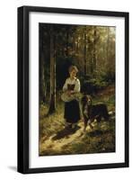 The Walk in the Forest, 1883-Hubert Salentin-Framed Giclee Print