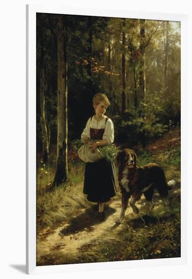 The Walk in the Forest, 1883-Hubert Salentin-Framed Giclee Print