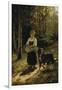 The Walk in the Forest, 1883-Hubert Salentin-Framed Giclee Print