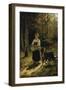 The Walk in the Forest, 1883-Hubert Salentin-Framed Premium Giclee Print