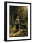 The Walk in the Forest, 1883-Hubert Salentin-Framed Premium Giclee Print