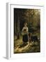 The Walk in the Forest, 1883-Hubert Salentin-Framed Premium Giclee Print