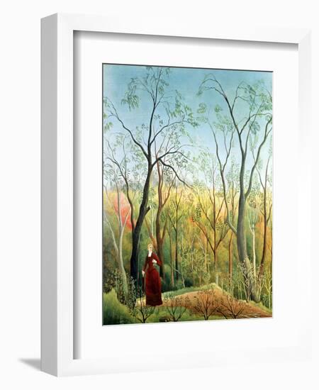 The Walk in the Forest, 1886-90-Henri Rousseau-Framed Giclee Print