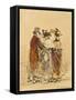 The Walk (Ink and W/C on Paper)-Henri Bonaventure Monnier-Framed Stretched Canvas