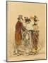 The Walk (Ink and W/C on Paper)-Henri Bonaventure Monnier-Mounted Giclee Print