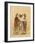 The Walk (Ink and W/C on Paper)-Henri Bonaventure Monnier-Framed Giclee Print