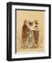 The Walk (Ink and W/C on Paper)-Henri Bonaventure Monnier-Framed Premium Giclee Print