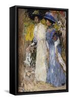 The Walk, La Promenade-Henri Martin-Framed Stretched Canvas