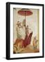 The Walk of the Mandarin-Giandomenico Tiepolo-Framed Giclee Print