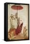 The Walk of the Mandarin-Giandomenico Tiepolo-Framed Stretched Canvas