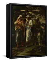 The Walk to Emmaus, C. 1570-Lelio Orsi-Framed Stretched Canvas