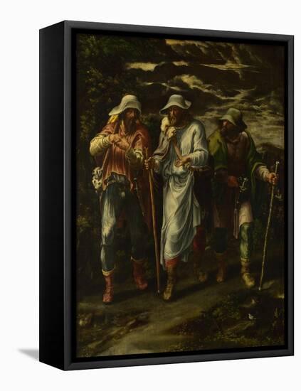 The Walk to Emmaus, C. 1570-Lelio Orsi-Framed Stretched Canvas