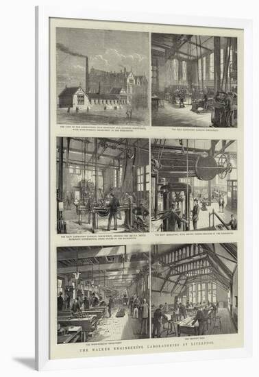 The Walker Engineering Laboratories at Liverpool-null-Framed Giclee Print