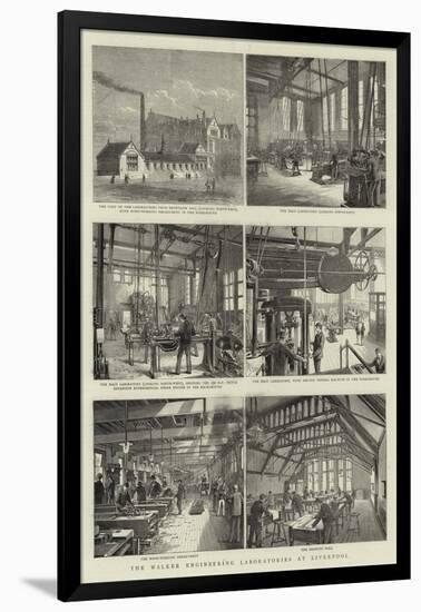 The Walker Engineering Laboratories at Liverpool-null-Framed Giclee Print