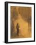 The Walker, Study for "The Walking Buddha," 1890-95-Odilon Redon-Framed Giclee Print