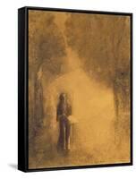 The Walker, Study for "The Walking Buddha," 1890-95-Odilon Redon-Framed Stretched Canvas