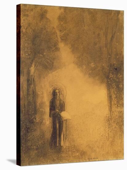 The Walker, Study for "The Walking Buddha," 1890-95-Odilon Redon-Stretched Canvas