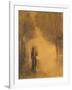 The Walker, Study for "The Walking Buddha," 1890-95-Odilon Redon-Framed Giclee Print