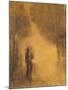 The Walker, Study for "The Walking Buddha," 1890-95-Odilon Redon-Mounted Giclee Print