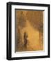 The Walker, Study for "The Walking Buddha," 1890-95-Odilon Redon-Framed Giclee Print