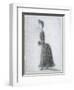 The Walker with a Muff, C.1884-Georges Seurat-Framed Giclee Print