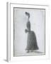 The Walker with a Muff, C.1884-Georges Seurat-Framed Giclee Print