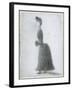 The Walker with a Muff, C.1884-Georges Seurat-Framed Giclee Print