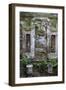 The wall of an inside courtyard in Quan Thang House in Hoi An, Vietnam-Paul Dymond-Framed Photographic Print