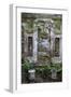 The wall of an inside courtyard in Quan Thang House in Hoi An, Vietnam-Paul Dymond-Framed Photographic Print