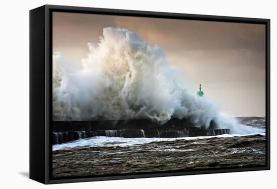 The Wall-Niels Christian Wulff-Framed Stretched Canvas