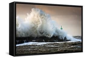 The Wall-Niels Christian Wulff-Framed Stretched Canvas