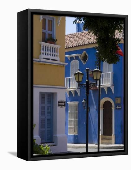 The Walled City, Cartagena, Colombia-Ethel Davies-Framed Stretched Canvas