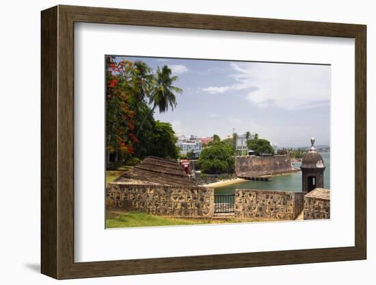 The Walled City Old San Juan Puerto Rico-George Oze-Framed Photographic Print