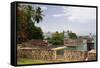 The Walled City Old San Juan Puerto Rico-George Oze-Framed Stretched Canvas