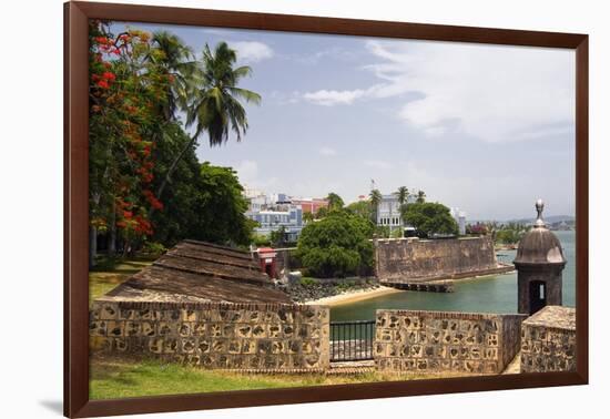 The Walled City Old San Juan Puerto Rico-George Oze-Framed Photographic Print