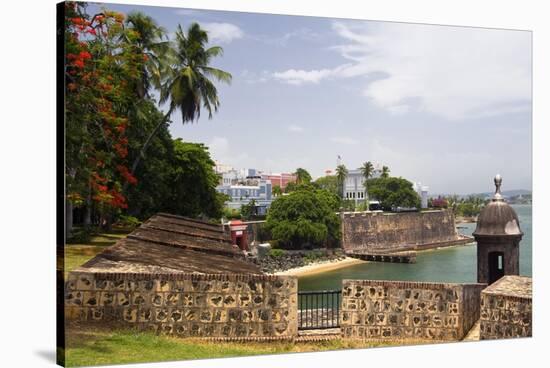 The Walled City Old San Juan Puerto Rico-George Oze-Stretched Canvas