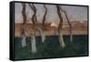 The Walled Garden-Fritz Thaulow-Framed Stretched Canvas