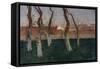 The Walled Garden-Fritz Thaulow-Framed Stretched Canvas