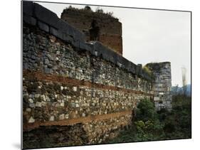 The Walls and Western Bastions Facing Lake Iznik, Ancient City of Nicaea, Iznik, Turkey-null-Mounted Giclee Print