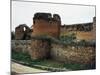 The Walls and Western Bastions Facing Lake Iznik, Ancient City of Nicaea, Iznik, Turkey-null-Mounted Giclee Print