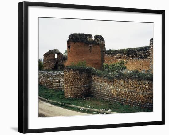 The Walls and Western Bastions Facing Lake Iznik, Ancient City of Nicaea, Iznik, Turkey-null-Framed Giclee Print