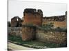 The Walls and Western Bastions Facing Lake Iznik, Ancient City of Nicaea, Iznik, Turkey-null-Stretched Canvas